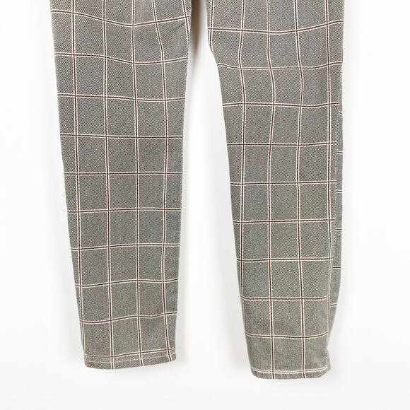 Frame Le High Skinny Crop Jean Window Pane Plaid Pants Womens Size 25 - Picture 11 of 11